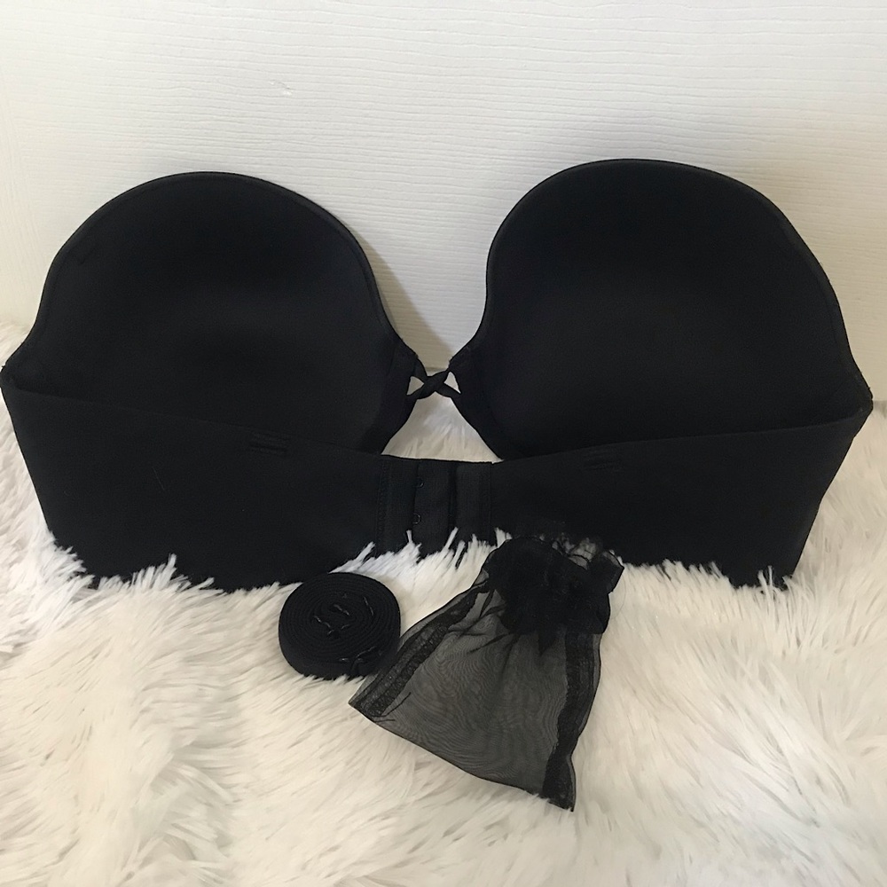 Wacoal Black Convertible Strapless Push Up Bra- NWOT Size 34D - Picture 2 of 5